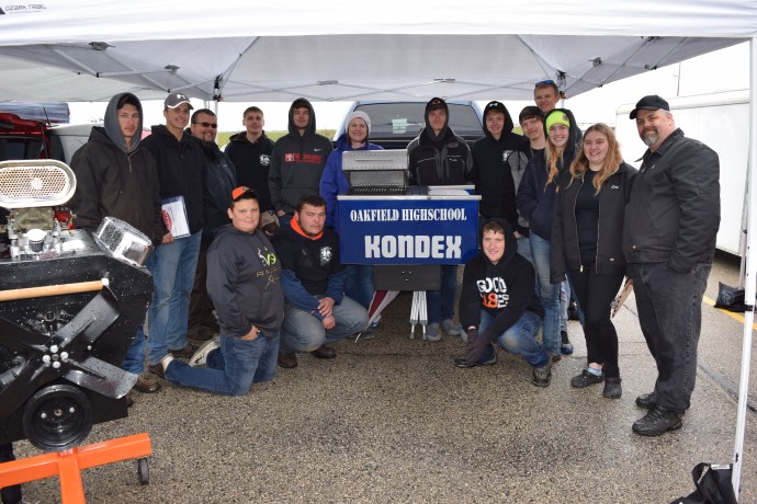 Oakfield High School Students Partner with Kondex on Project GRILL